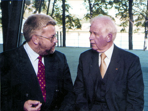 Volker Schimpff mit Kurt Biedenkopf